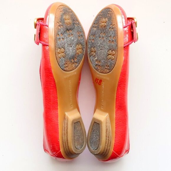 Naturalizer Pink Patent Round Toe Ballerinas Flats Low Heel Slip-on Shoes Size 5 - Picture 6 of 13